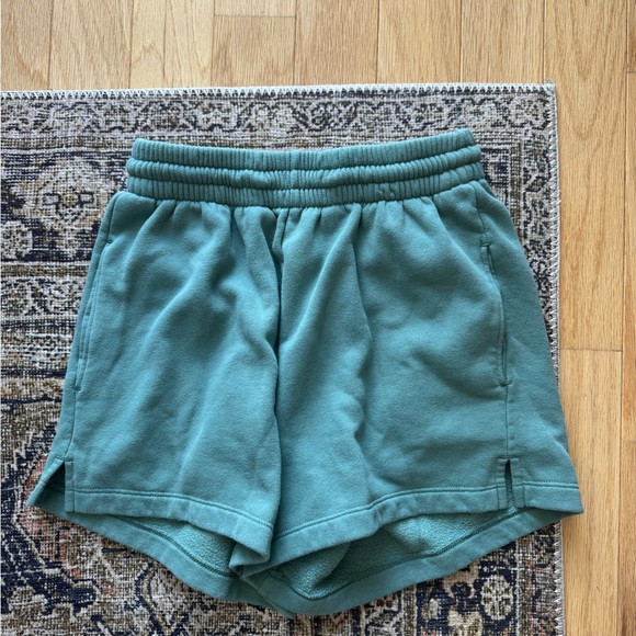 Abercrombie & Fitch Pants - Abercrombie & Fitch Green Athletic Shorts Elastic Waistband Soft Fabric